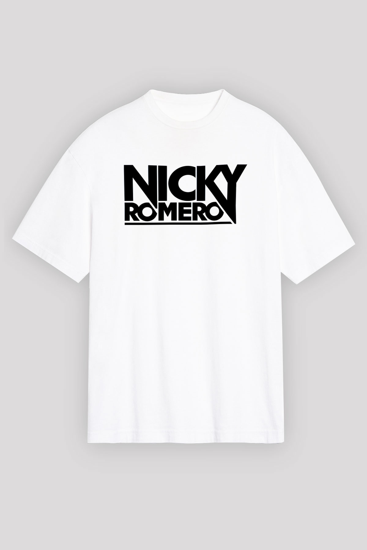 Nicky Romero Beyaz Unisex Tişört T-Shirt - TişörtFabrikası