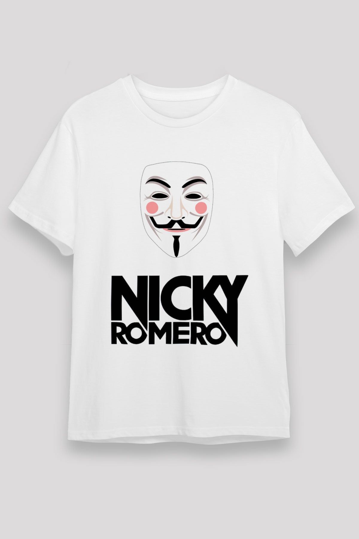 Nicky Romero Beyaz Unisex Tişört T-Shirt - TişörtFabrikası