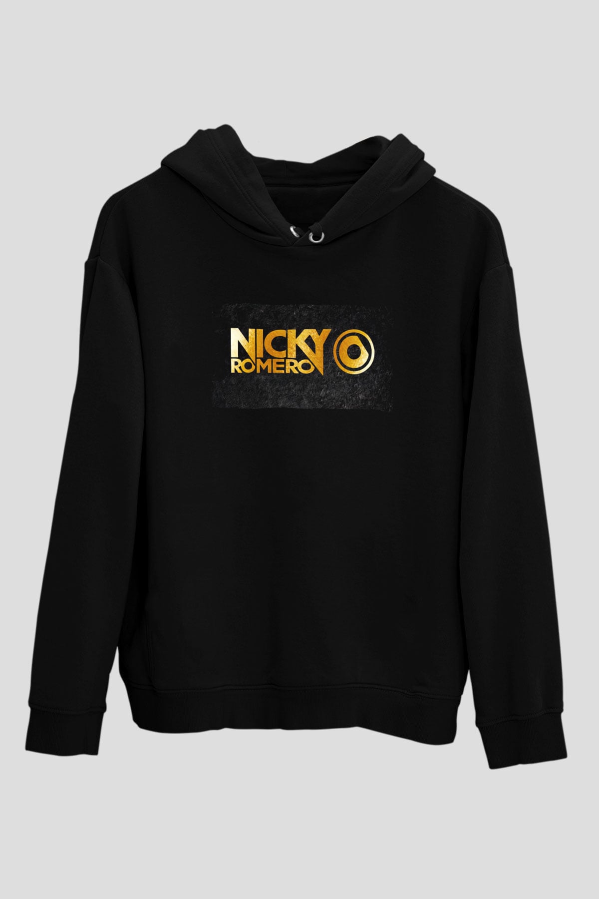 Nicky Romero Siyah Unisex Kapüşonlu Sweatshirt