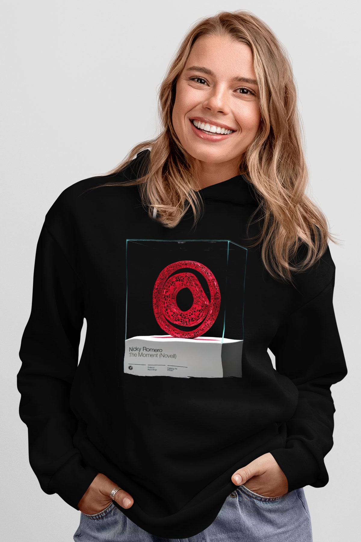 Nicky Romero Siyah Unisex Kapüşonlu Sweatshirt