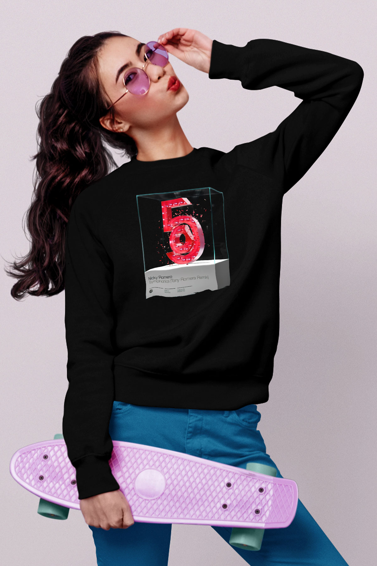 Nicky Romero Siyah Unisex Sweatshirt