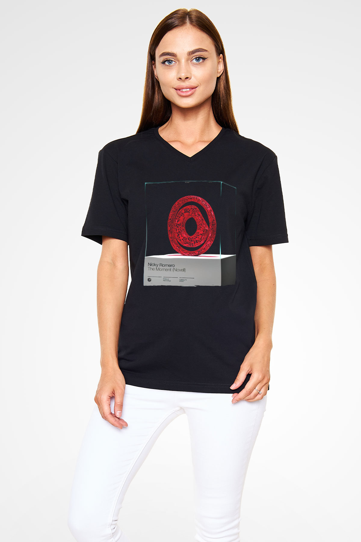 Nicky Romero Siyah Unisex V Yaka Tişört