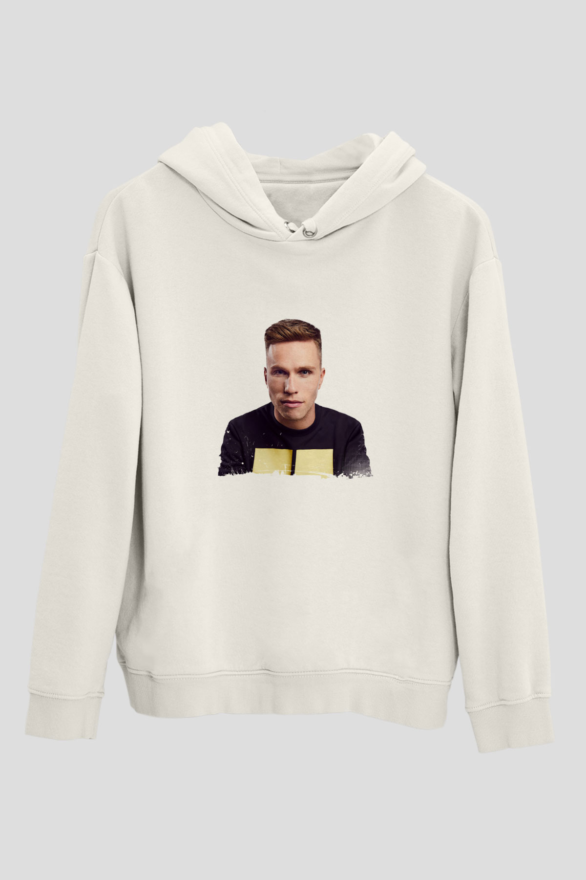 Nicky RomeroBaskılı Beyaz Hoodie