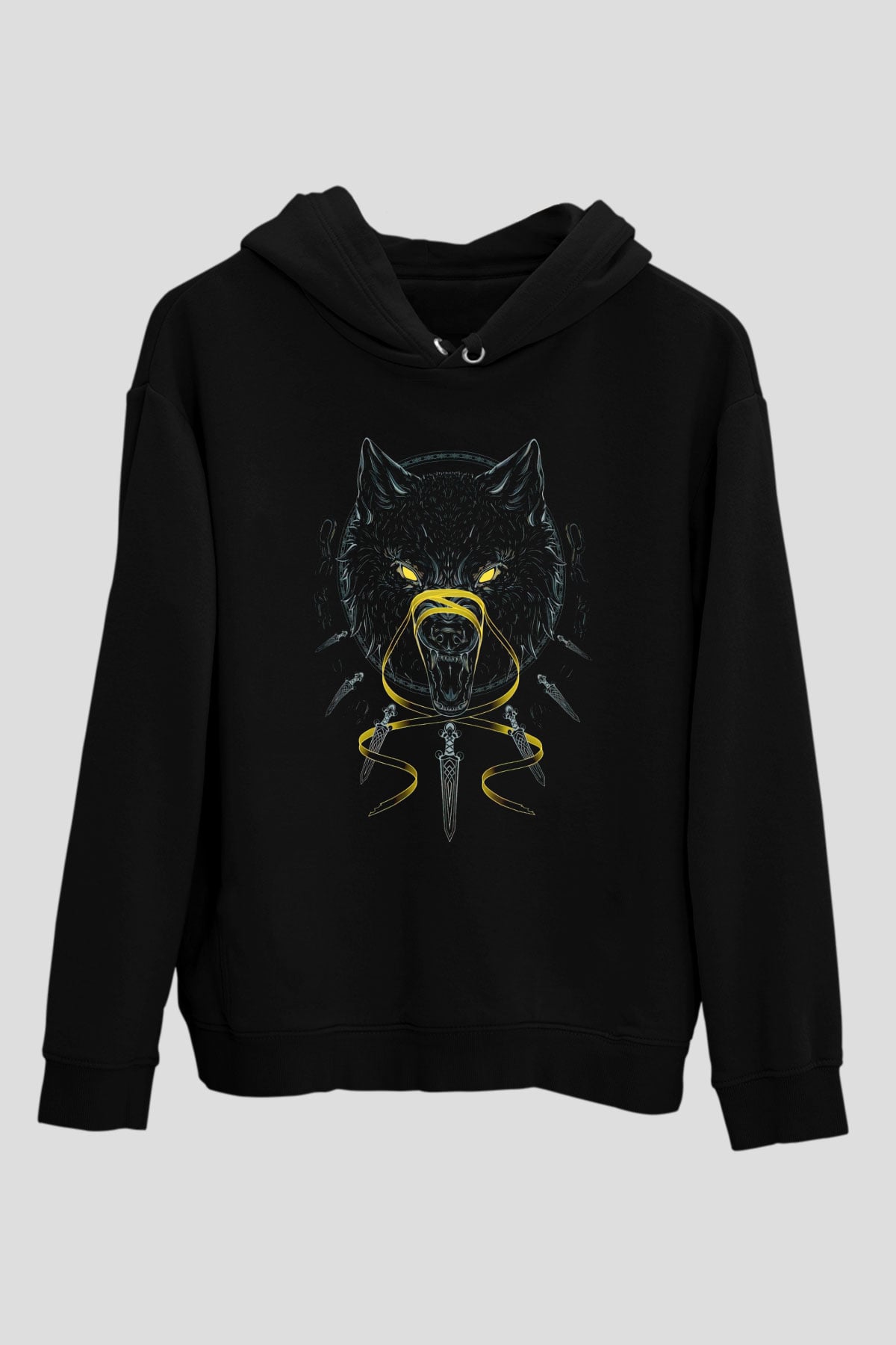 Ninja KurtSiyah  Unisex Hoodie
