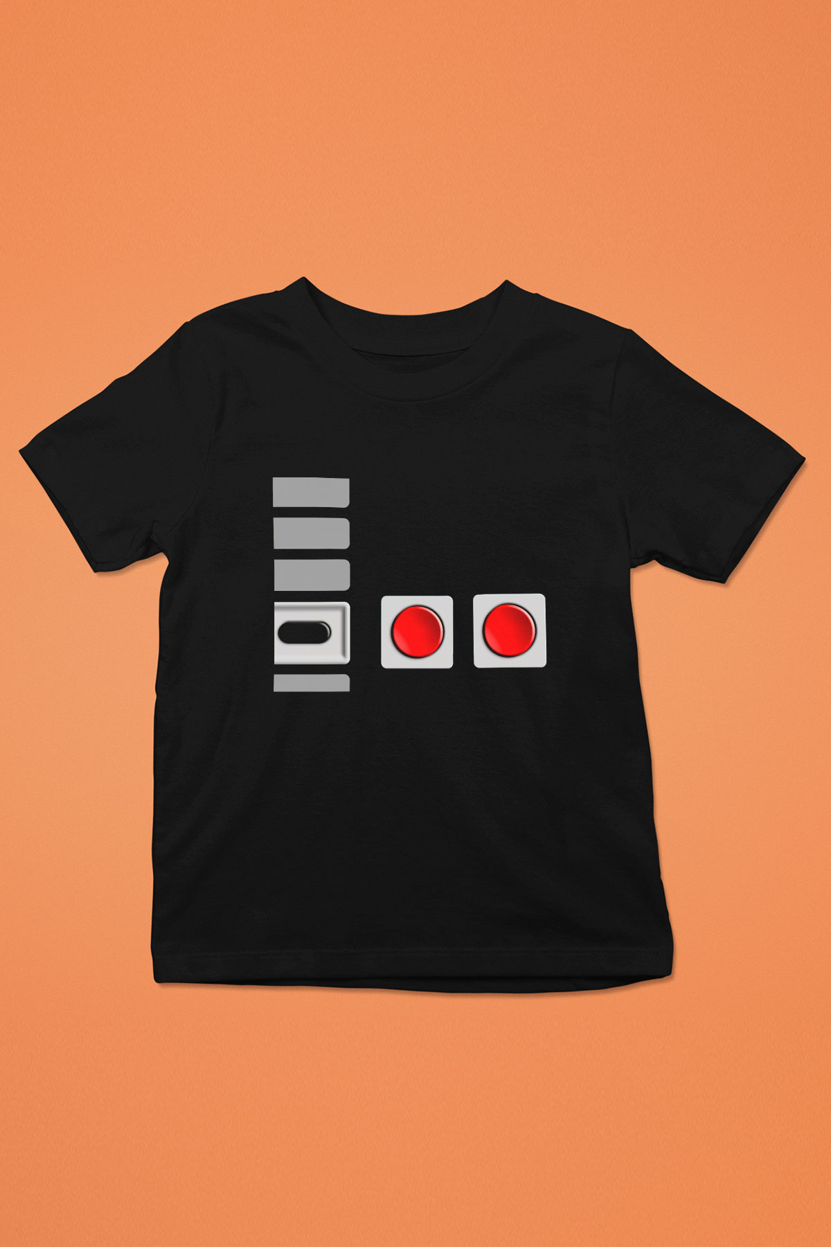 Nintendo Siyah Unisex  Çocuk Tişört