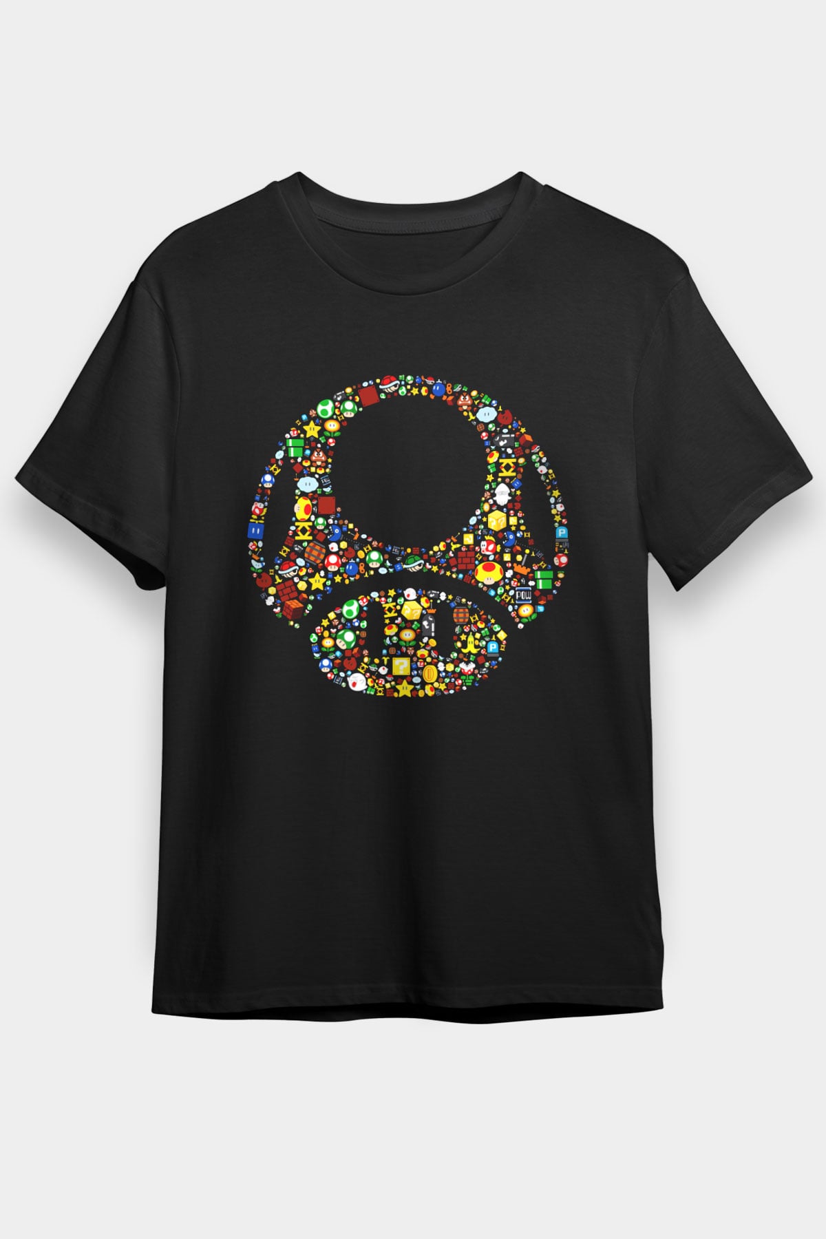 Nintendo Siyah Unisex Tişört