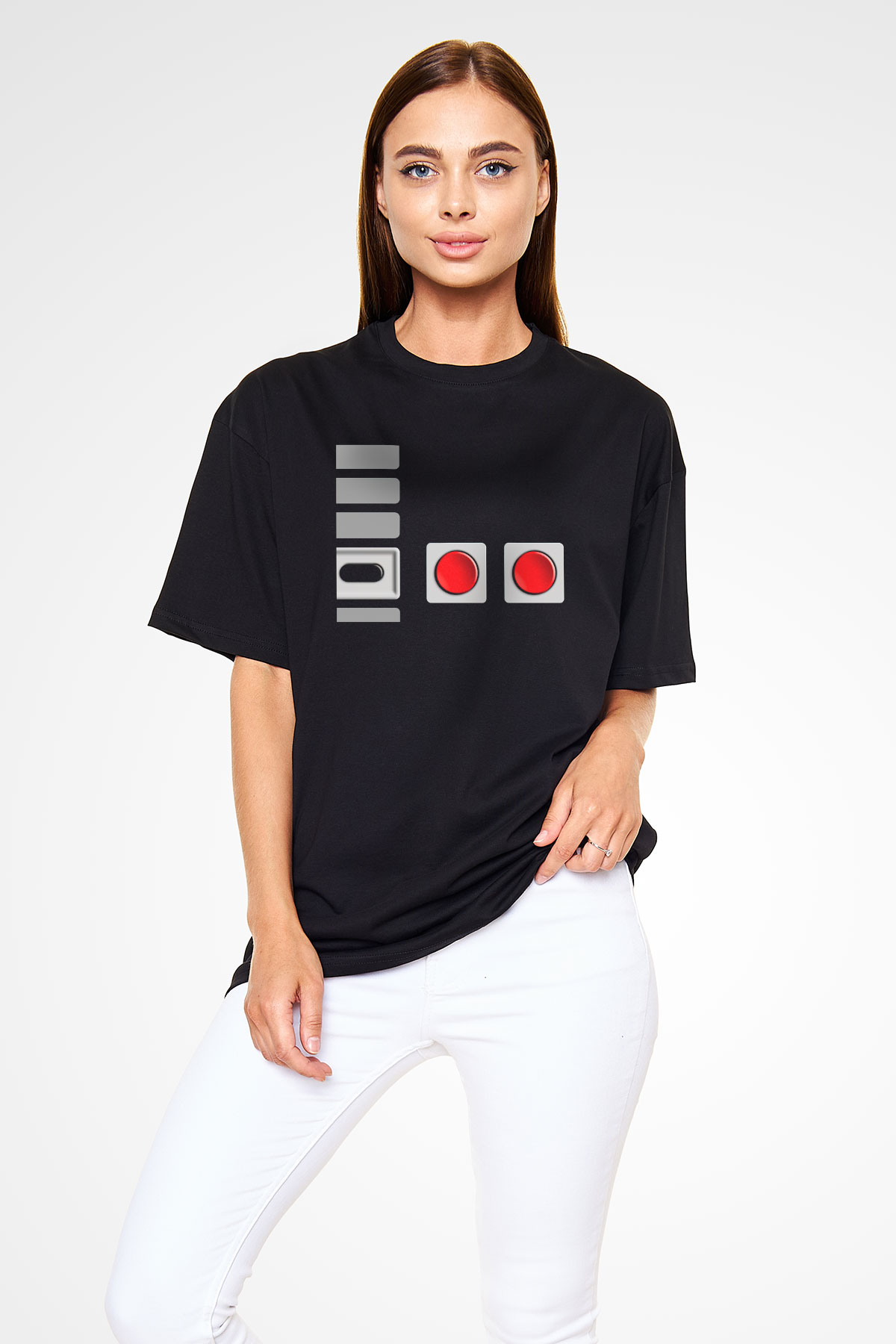Nintendo Siyah Unisex Tişört