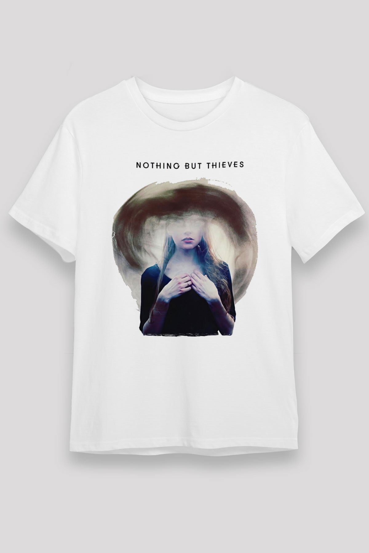 Nothing But Thieves Baskılı Unisex Beyaz Tişört - Tshirt