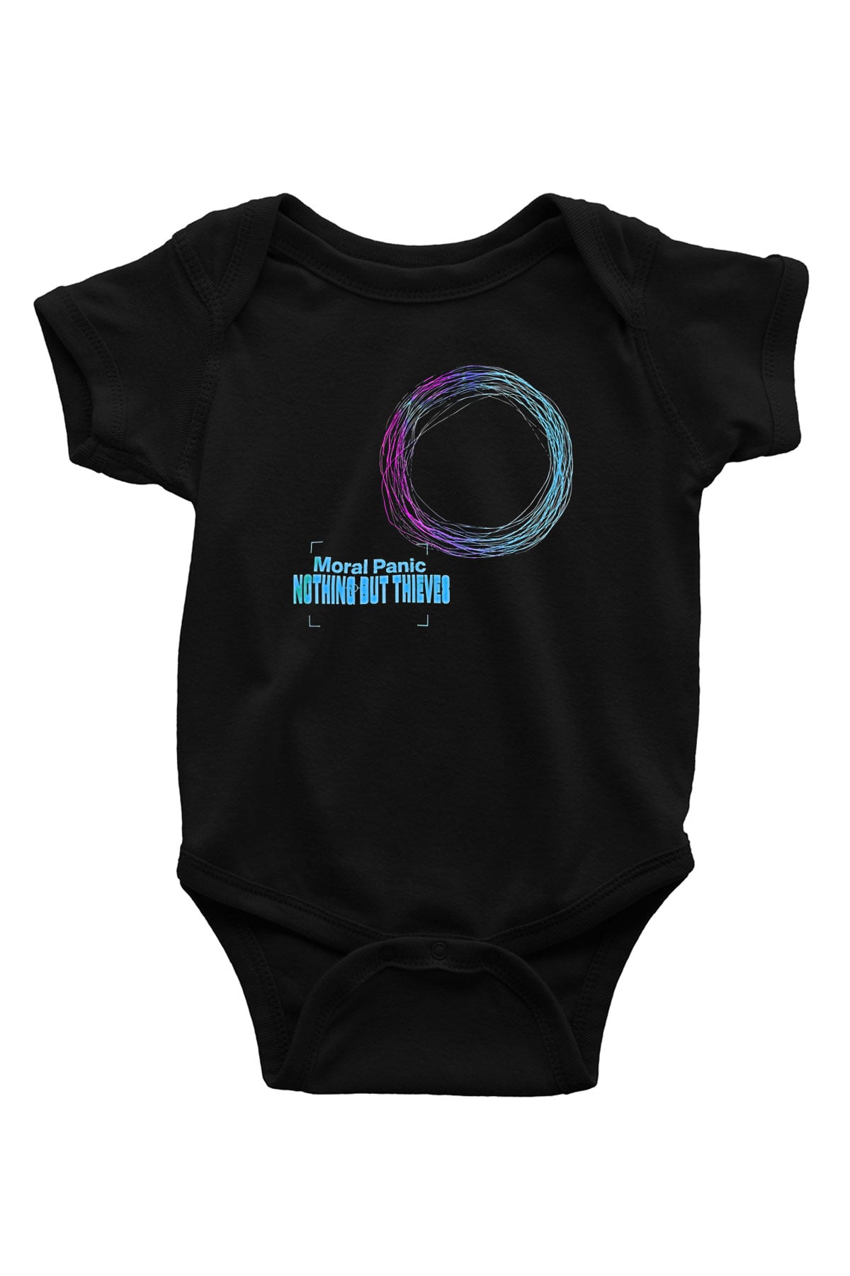 Nothing But Thieves Baskılı Unisex Siyah Bebek Body - Zıbın