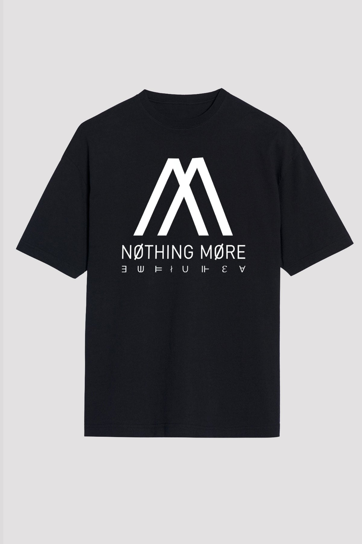 Nothing More Siyah Unisex Oversize Tişört T-Shirt