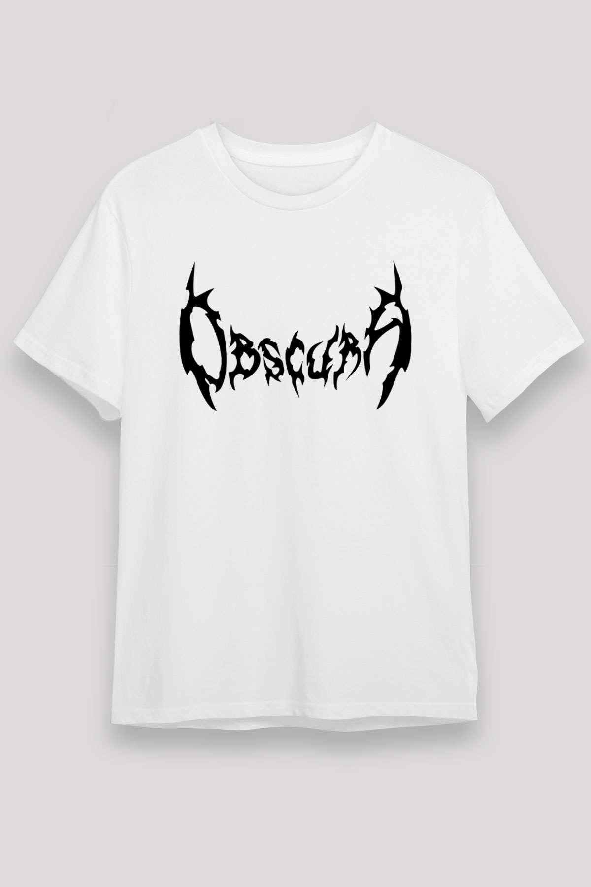 Obscura Beyaz Unisex Tişört T-Shirt - TişörtFabrikası