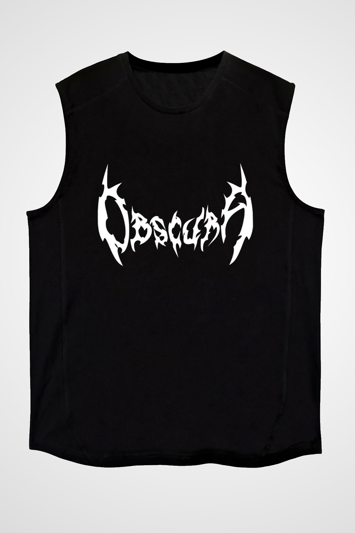 Obscura Siyah Unisex Kolsuz Tişört