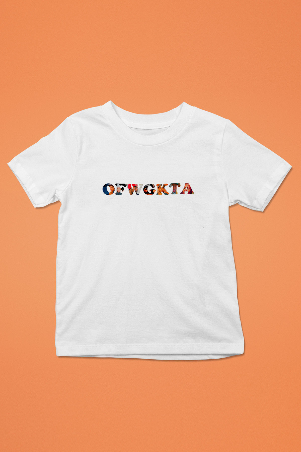 Odd Future Baskılı Beyaz Unisex Çocuk Tişört