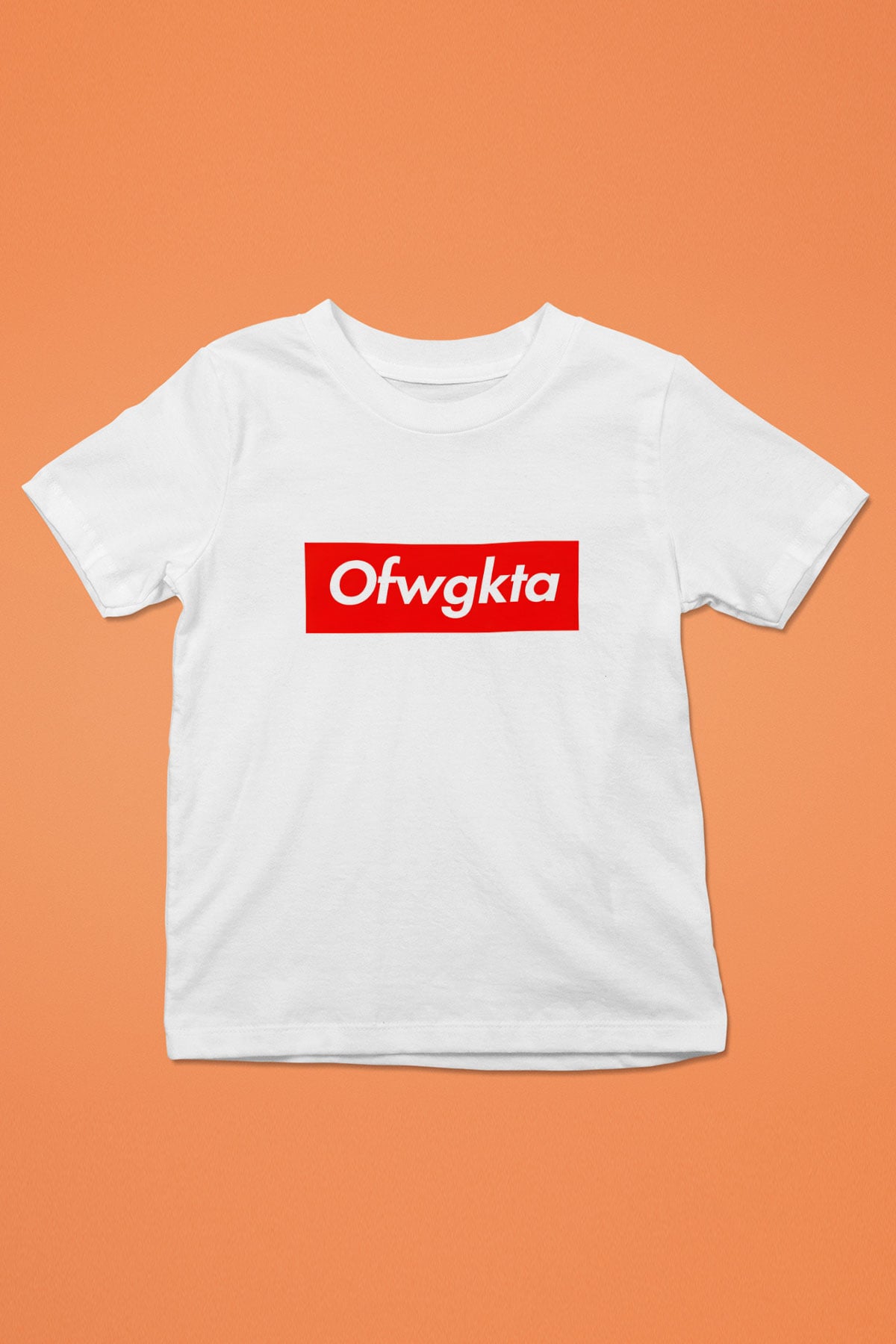 Odd Future Baskılı Beyaz Unisex Çocuk Tişört
