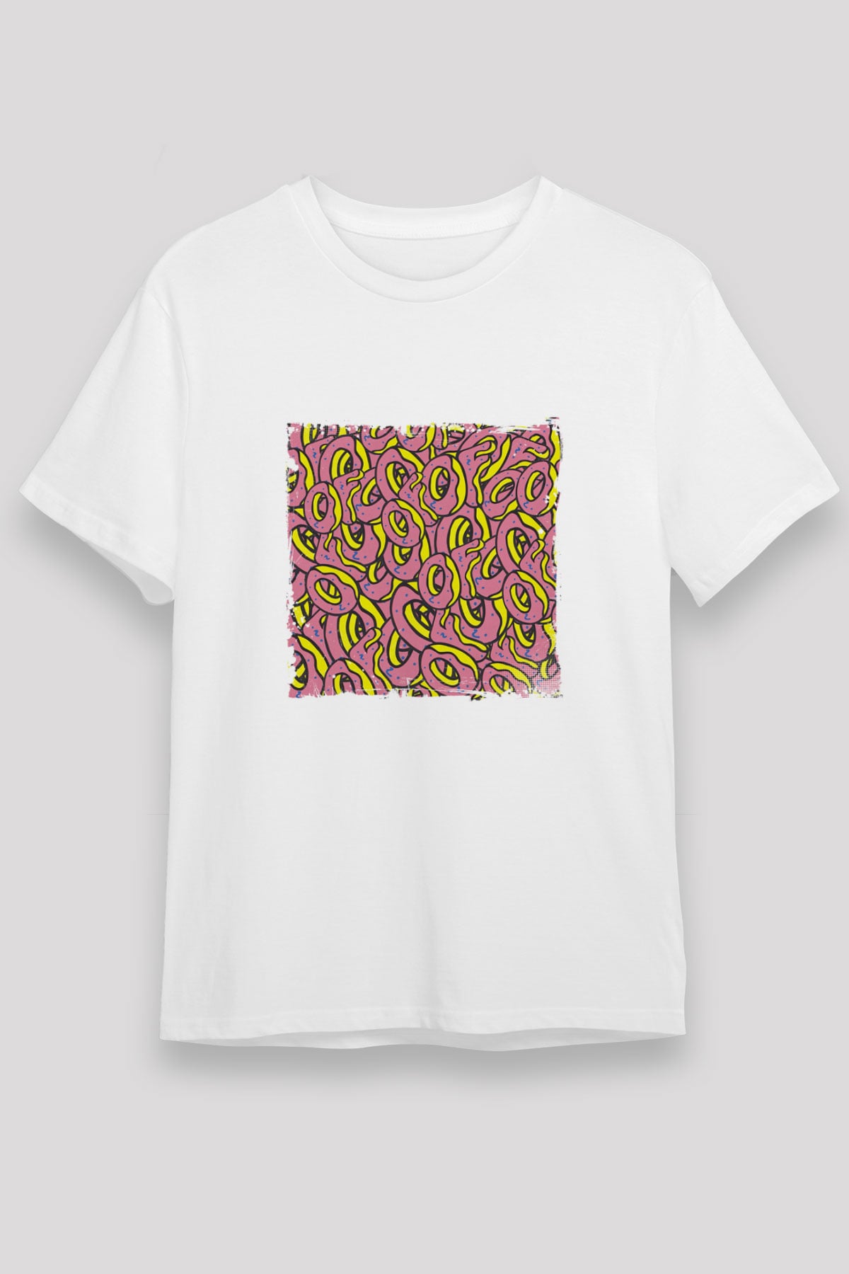 Odd Future Baskılı Unisex Beyaz Tişört