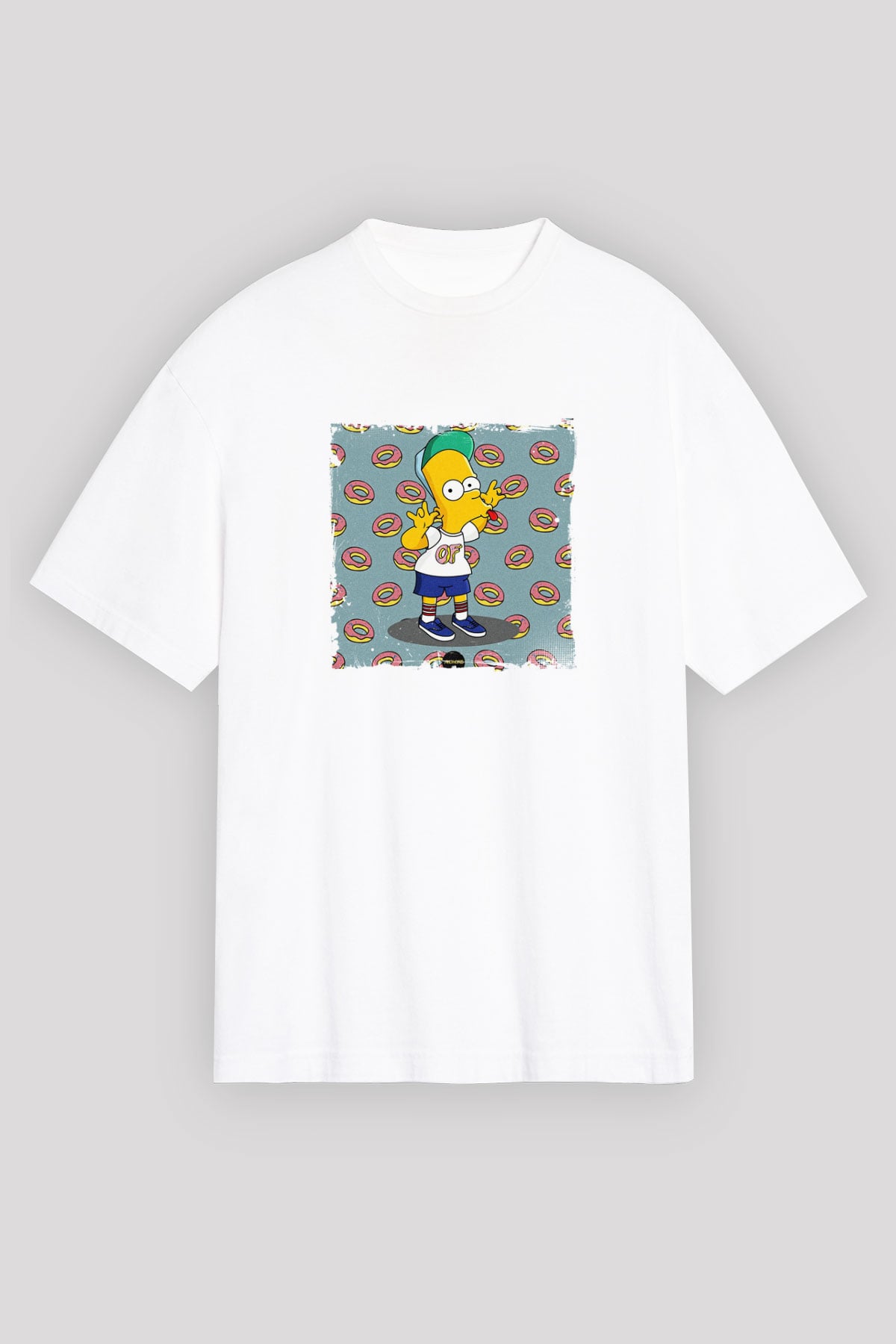Odd Future Baskılı Unisex Beyaz Tişört