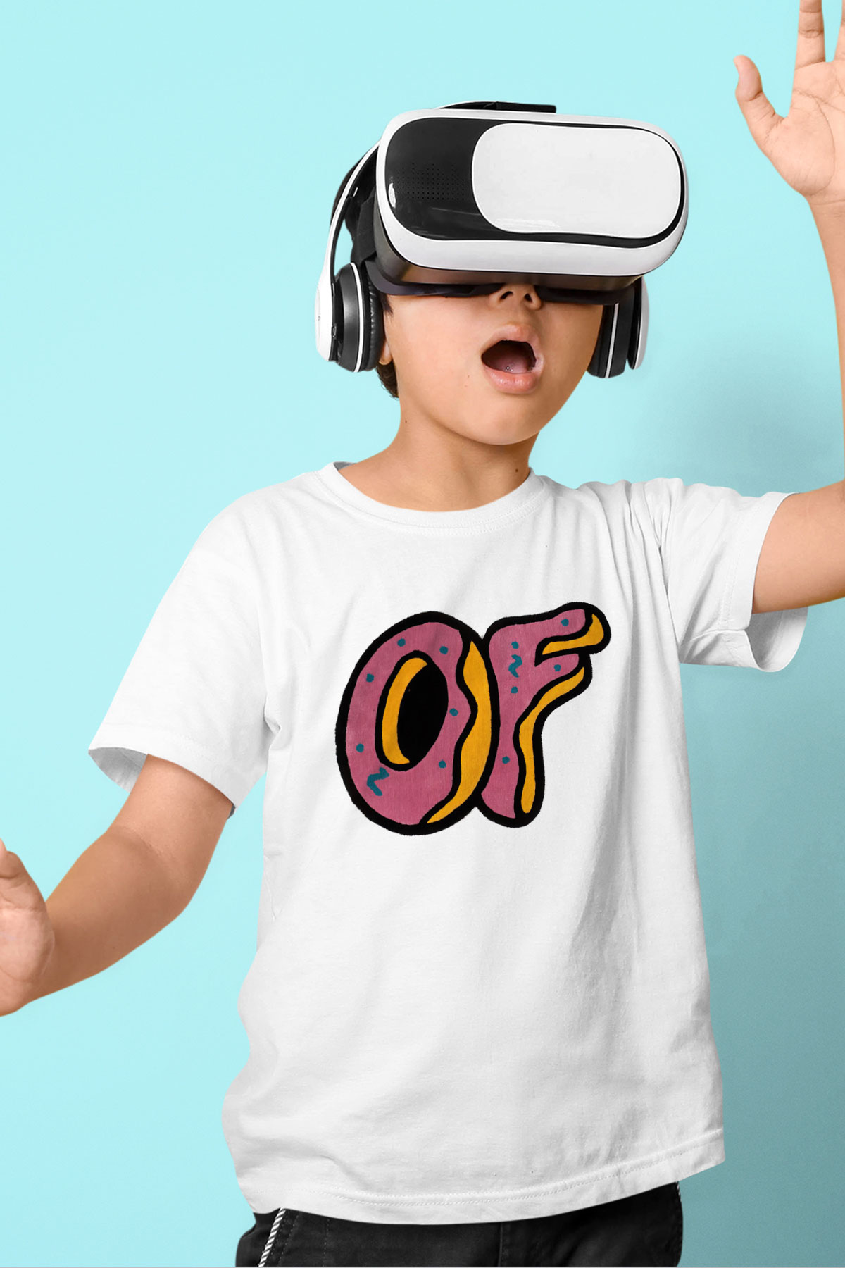 Odd Future Beyaz Unisex Çocuk Tişört