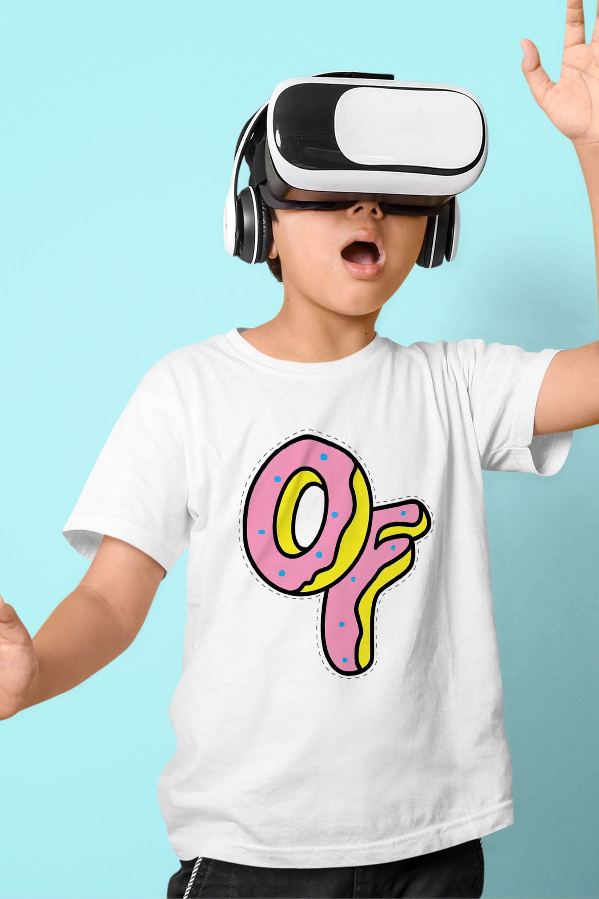 Odd Future Beyaz Unisex Çocuk Tişört