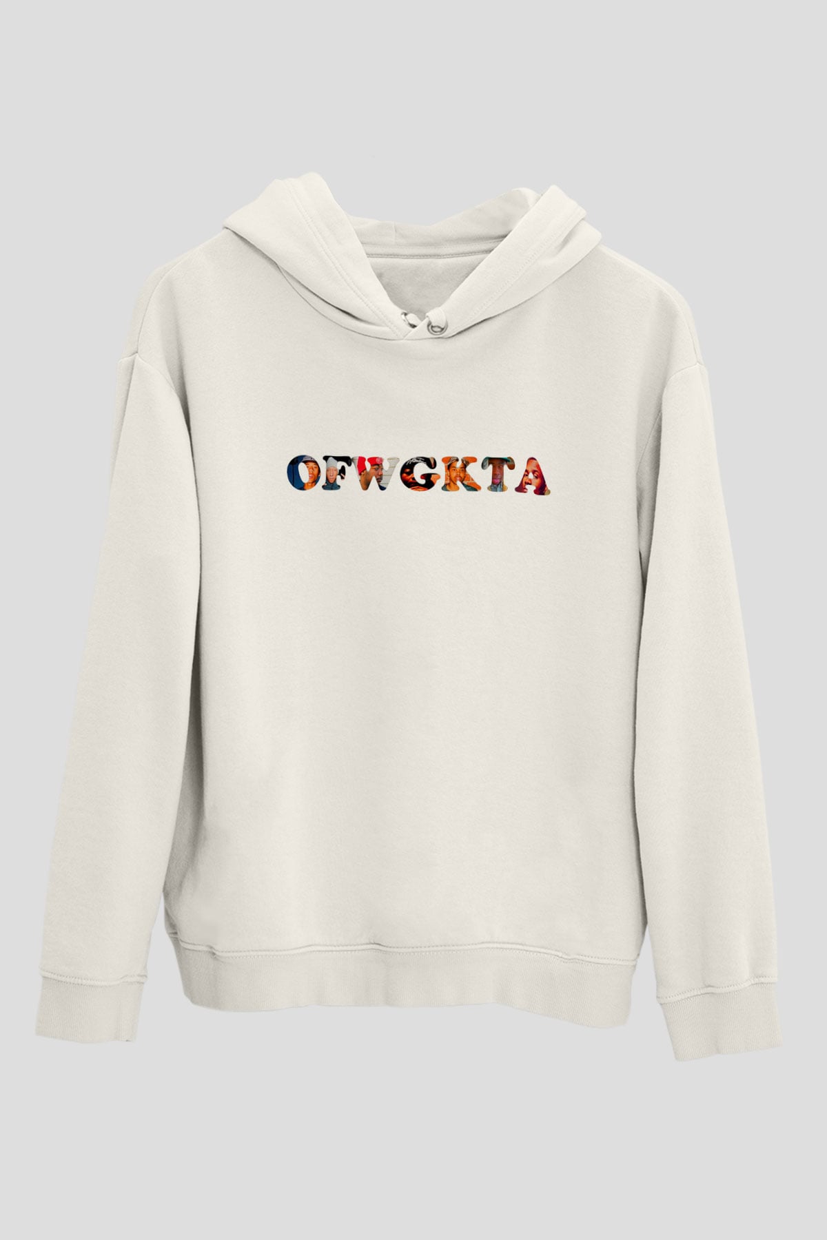 Odd Future Beyaz Unisex Kapşonlu Sweatshirt