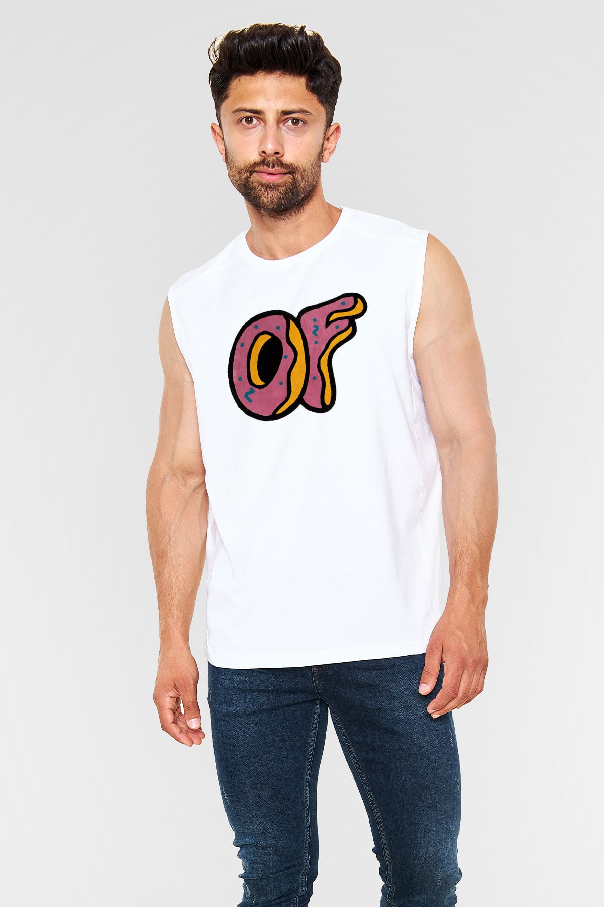 Odd Future Beyaz Unisex Kolsuz Tişört