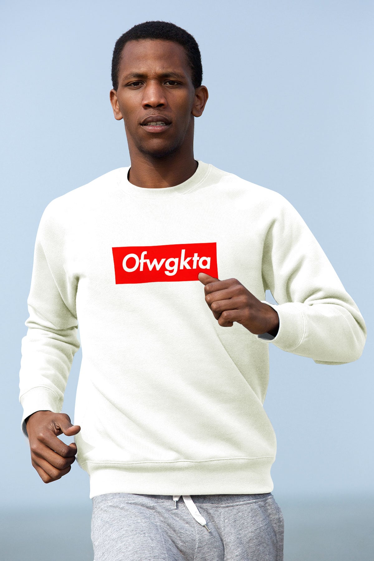 Odd Future Beyaz Unisex Sweatshirt