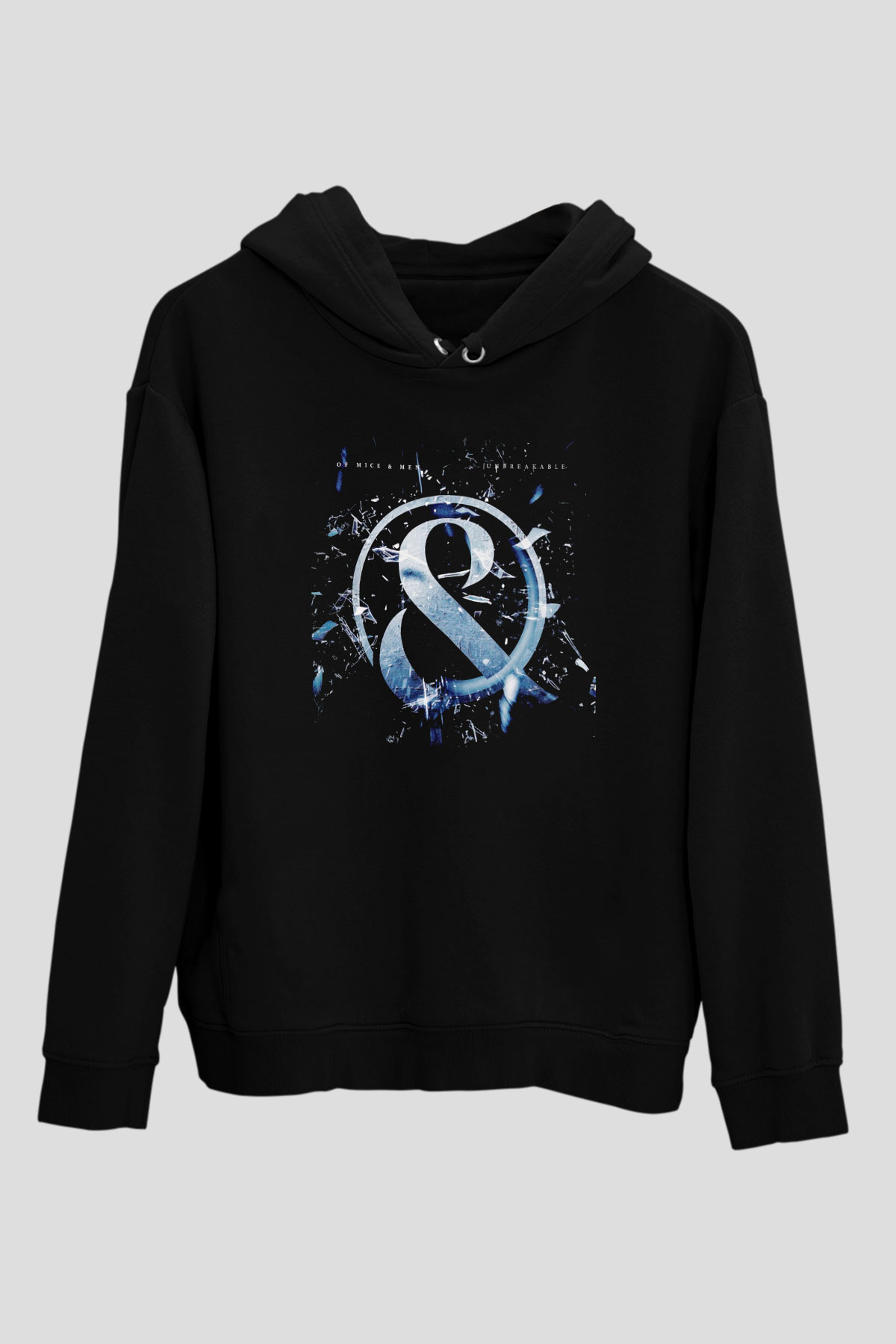 Of Mice and Men Siyah Unisex Kapüşonlu Sweatshirt