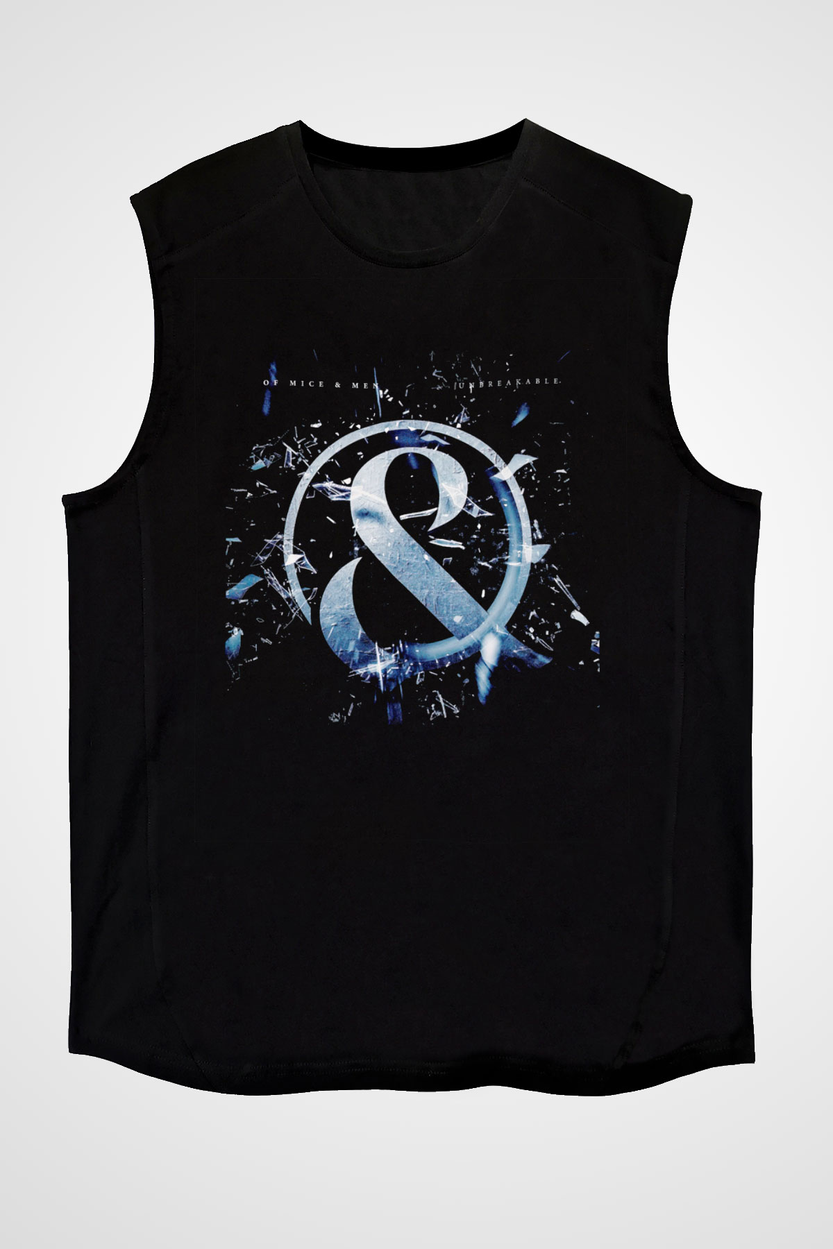 Of Mice and Men Siyah Unisex Kolsuz Tişört