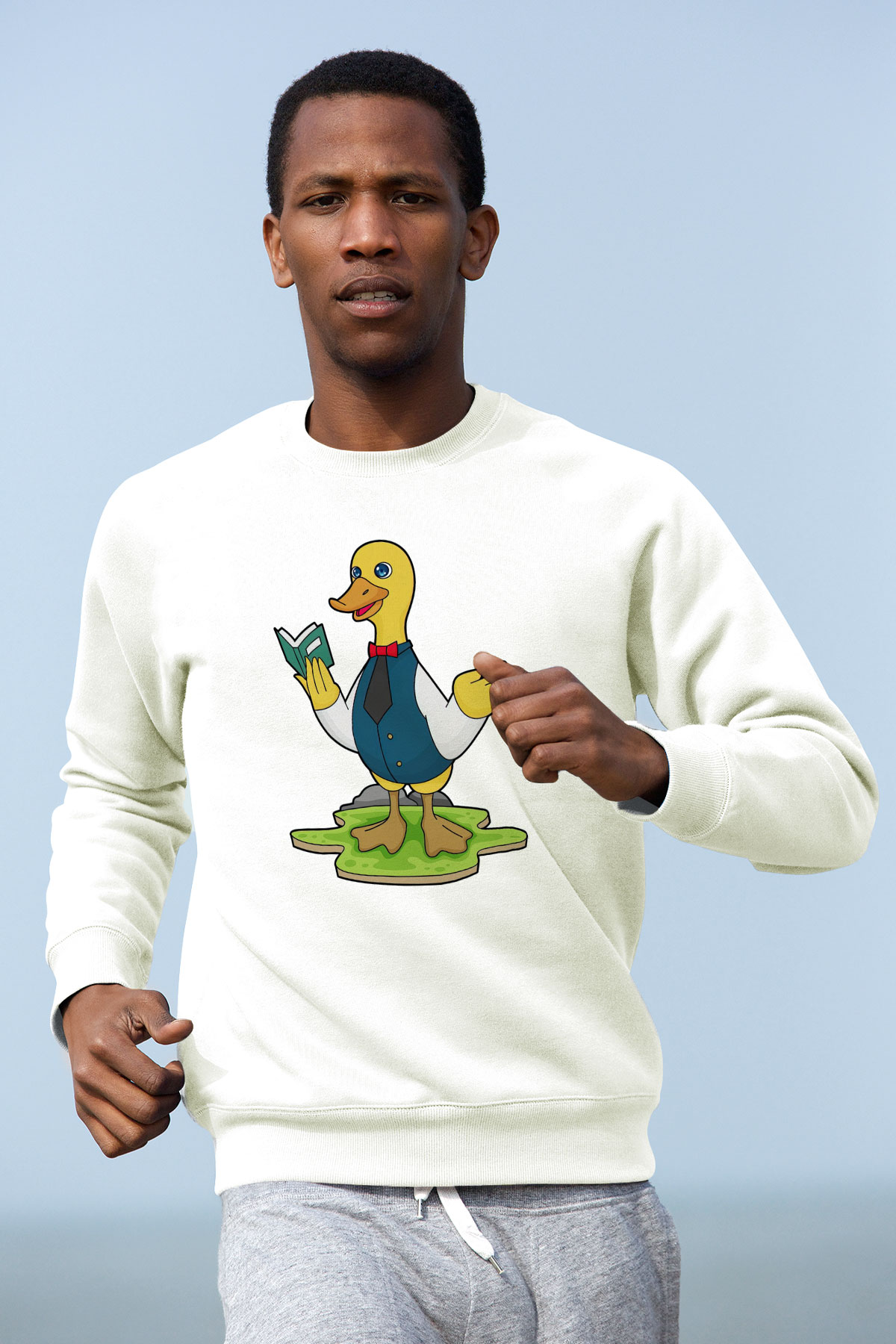 Öğretmen Beyaz Unisex Sweatshirt