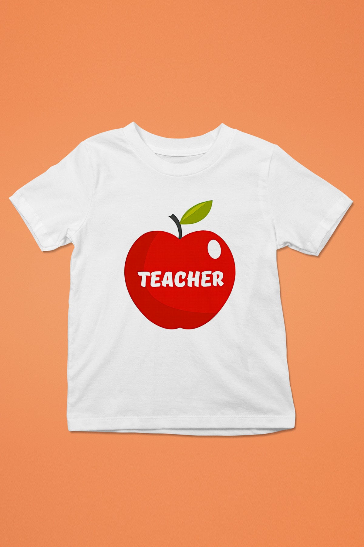 Öğretmenler Günü Baskılı Beyaz Unisex Beyaz Çocuk Tişört - Tshirt
