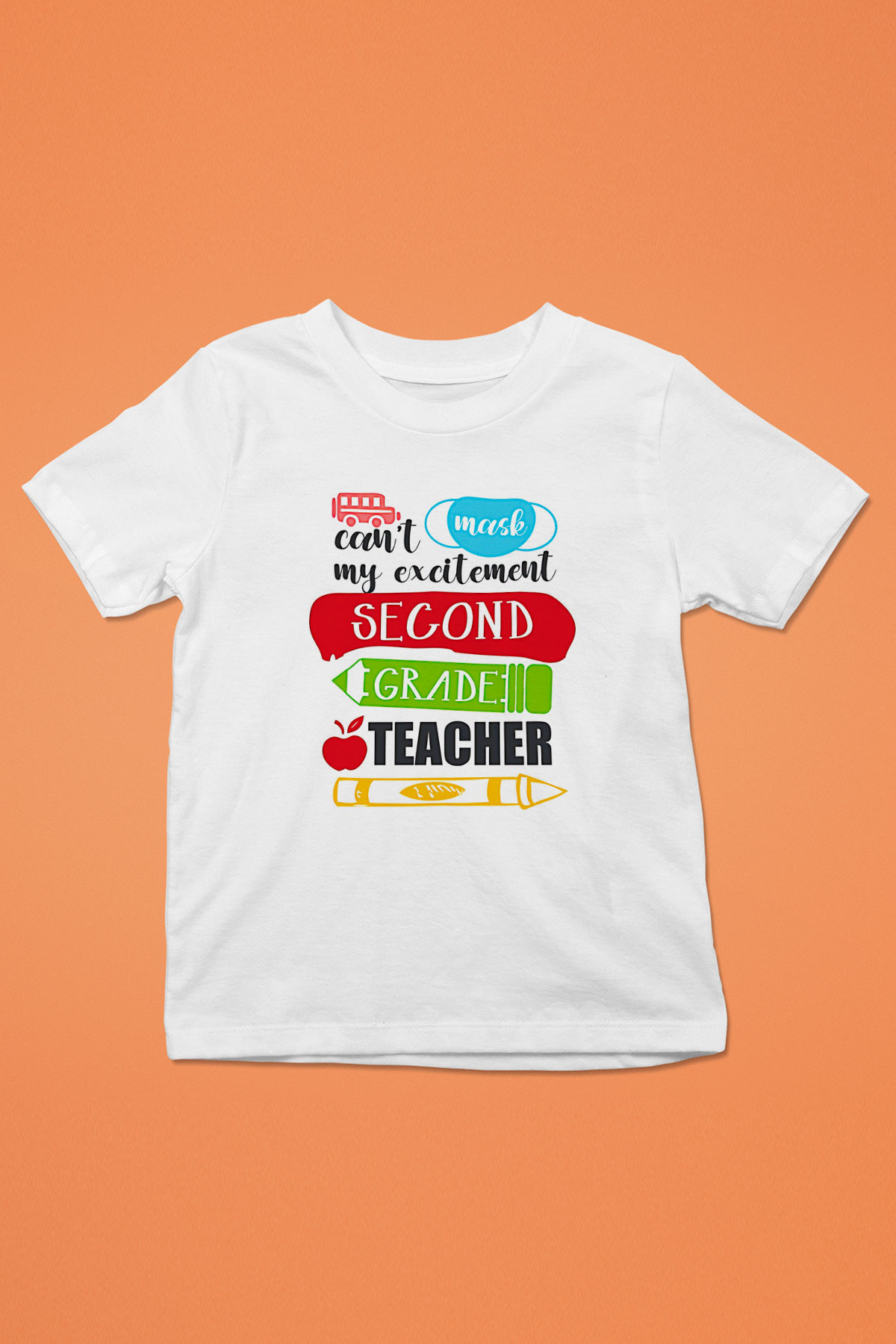 Öğretmenler Günü Baskılı Beyaz Unisex Beyaz Çocuk Tişört - Tshirt