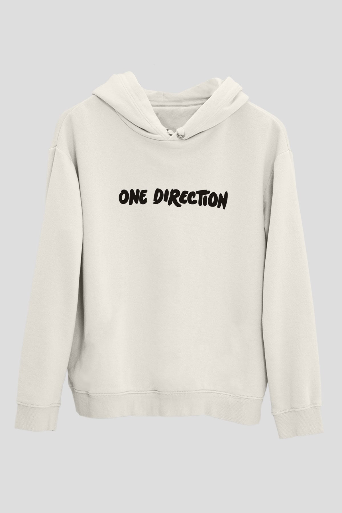 One Direction Beyaz Unisex Kapşonlu Sweatshirt