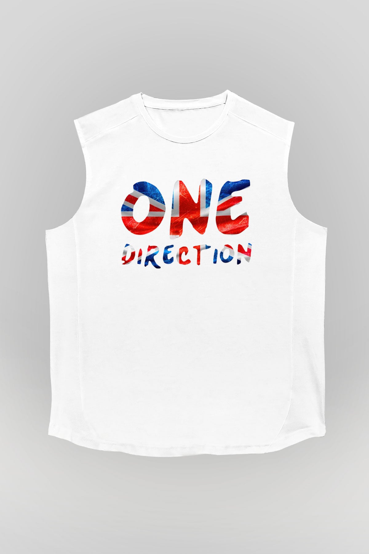 One Direction Beyaz Unisex Kolsuz Tişört