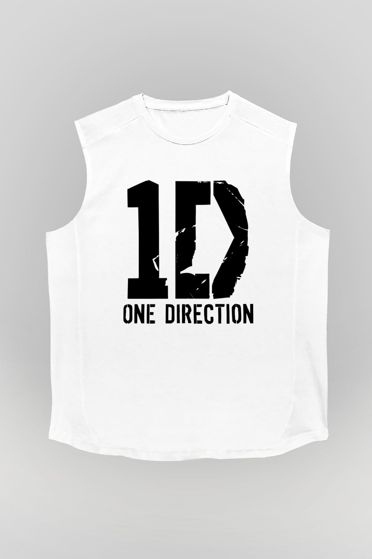 One Direction Beyaz Unisex Kolsuz Tişört