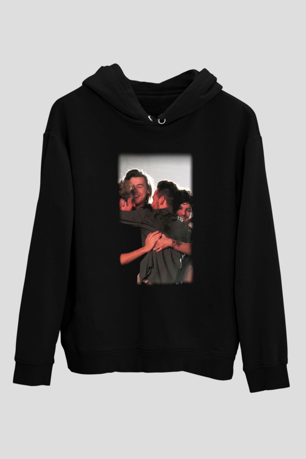 One Direction Siyah Unisex Hoodie