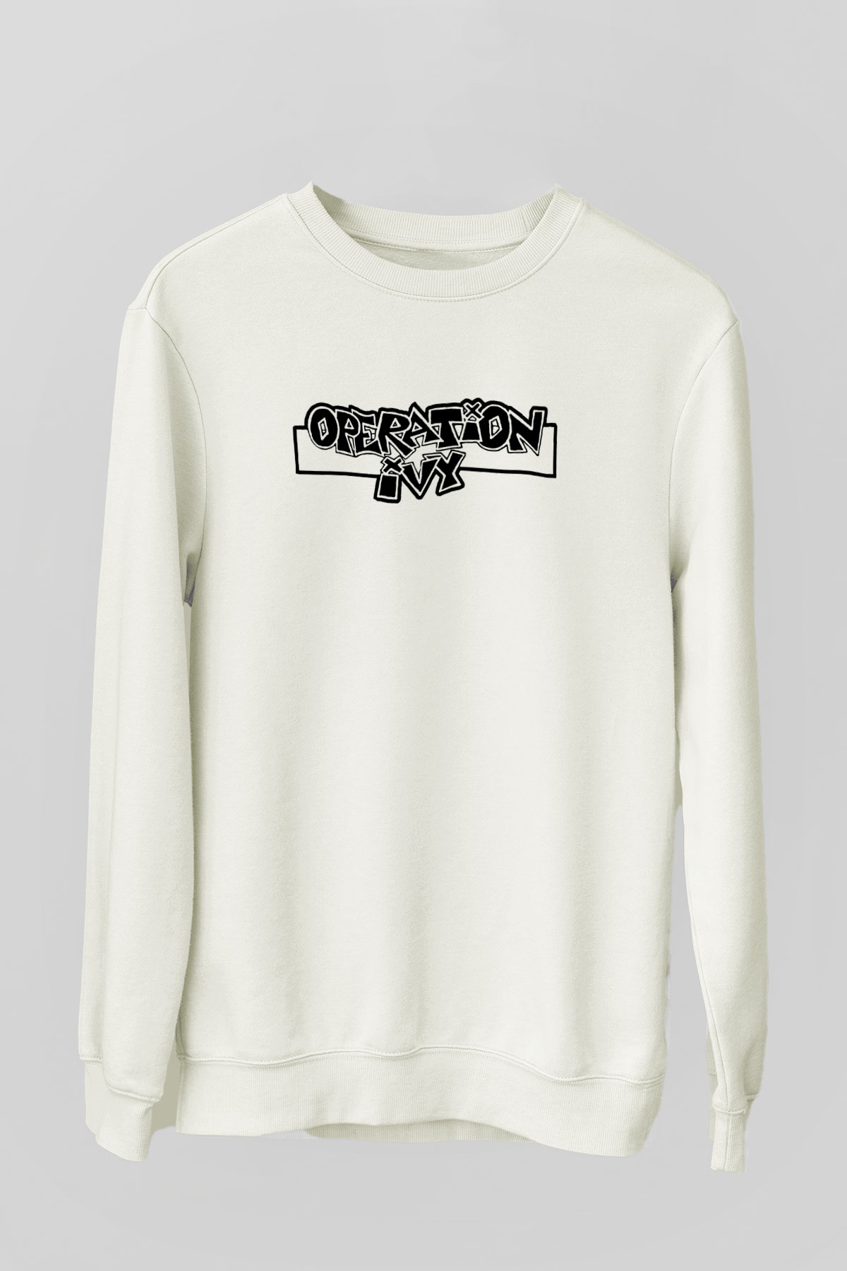 Operation Ivy Beyaz Unisex Sweatshirt
