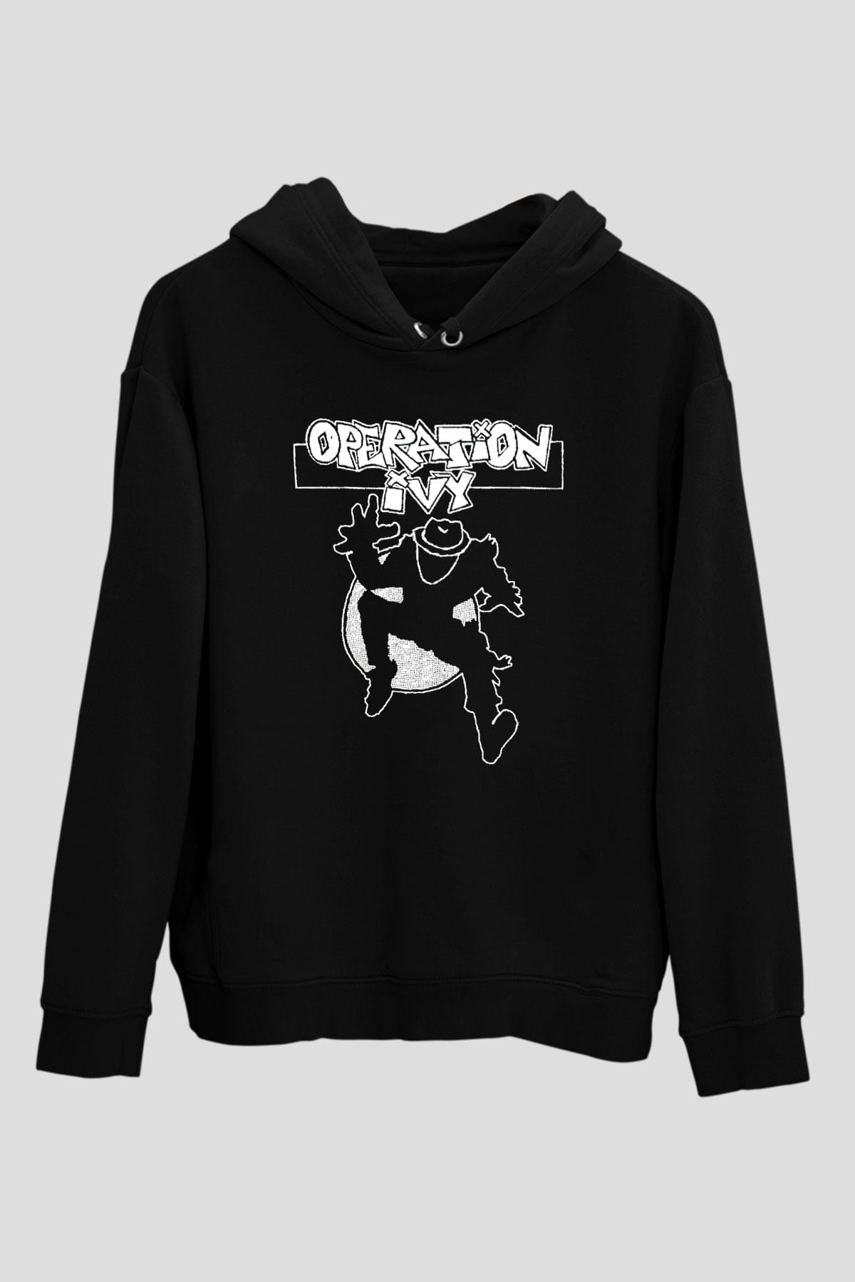 Operation Ivy Siyah Unisex Hoodie