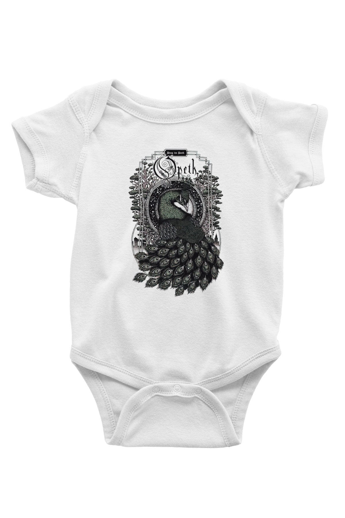 Opeth Baskılı Beyaz Unisex Bebek Body - Zıbın