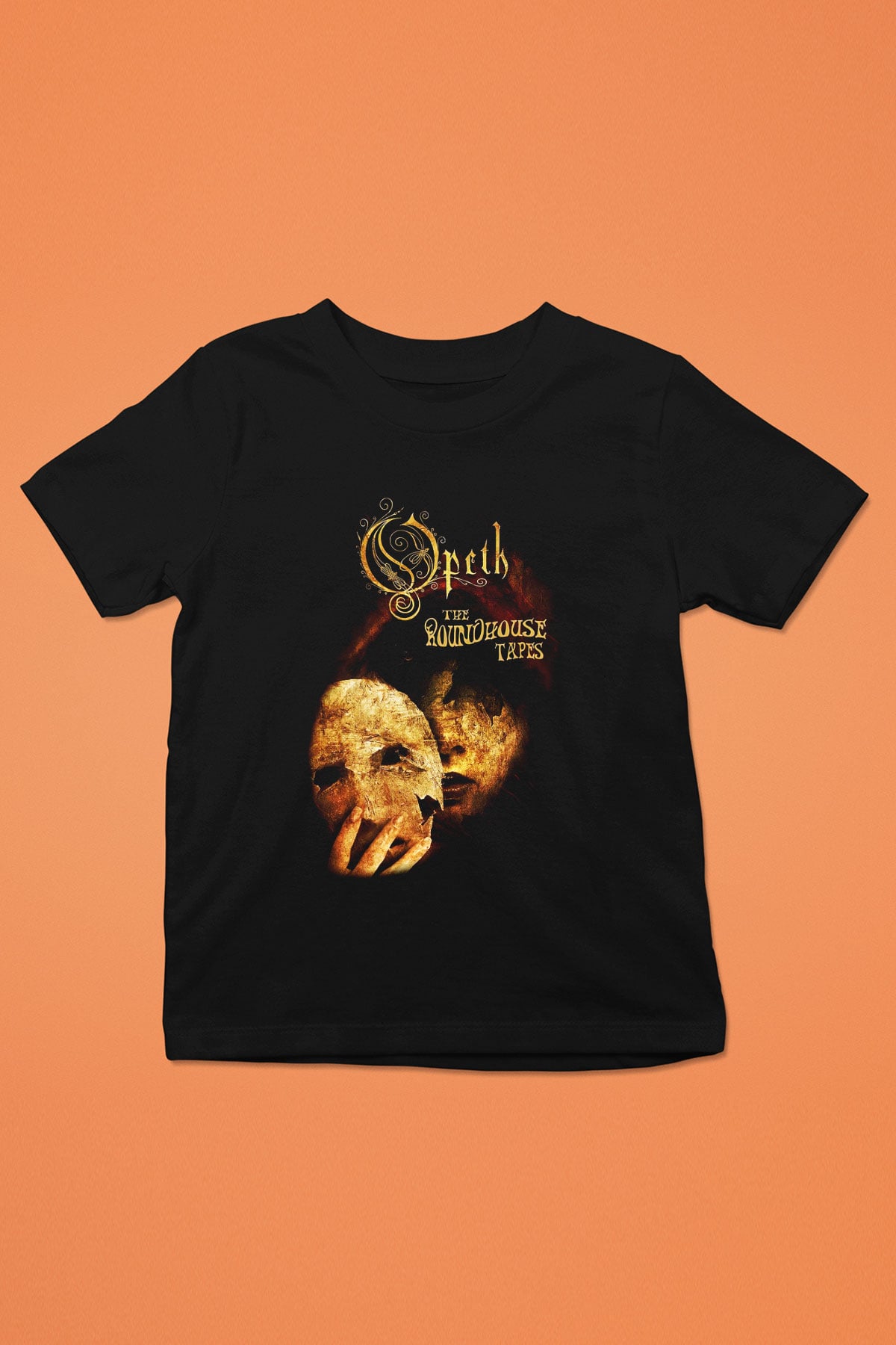 Opeth Baskılı Siyah Unisex Çocuk Tişört