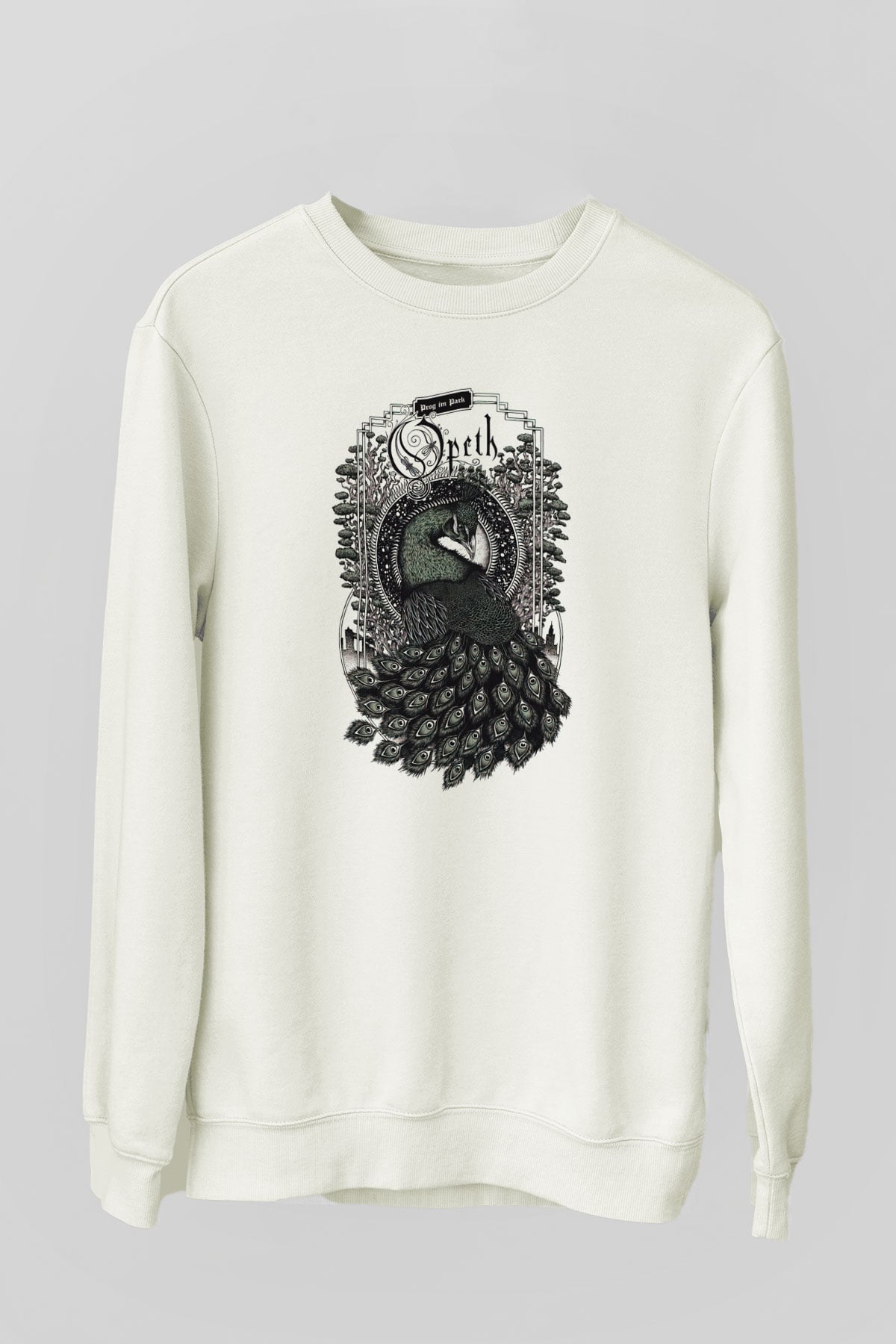 Opeth Beyaz Unisex Sweatshirt