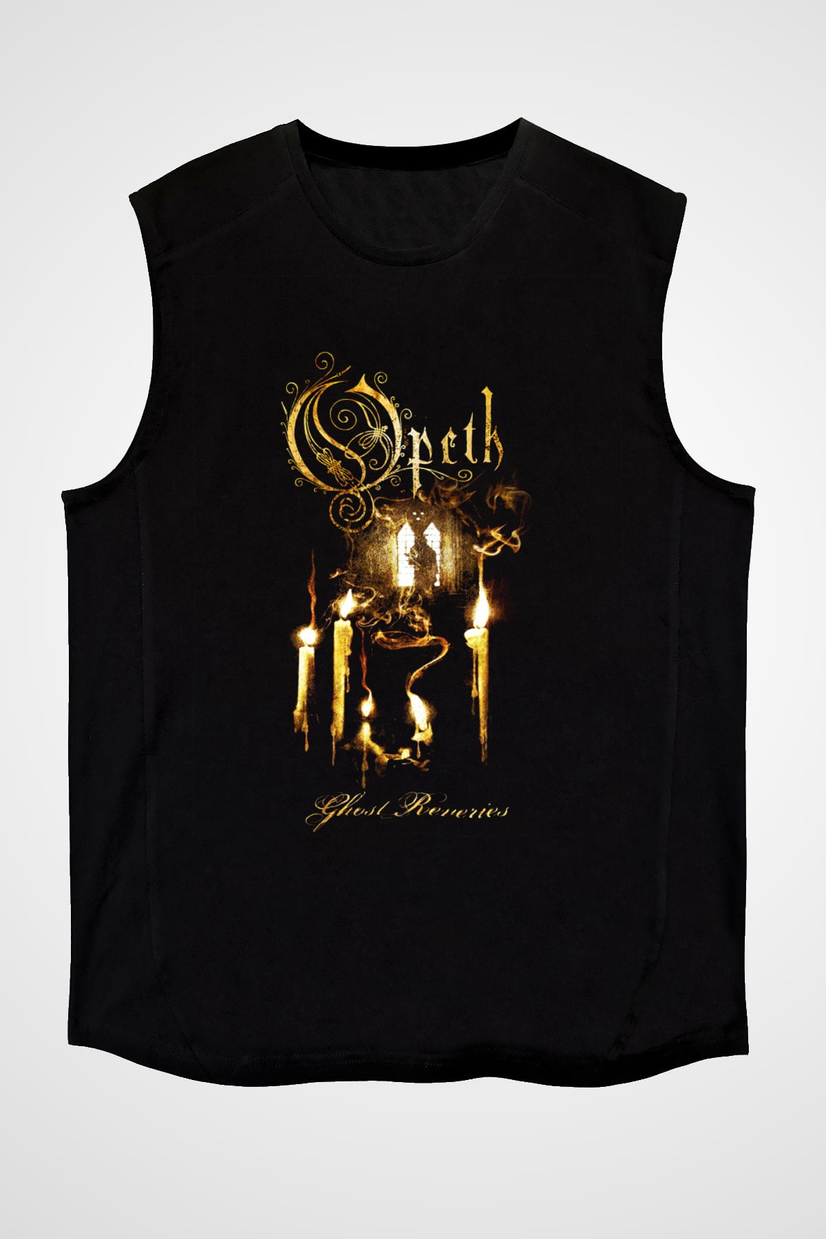 Opeth Siyah Unisex Kolsuz Tişört