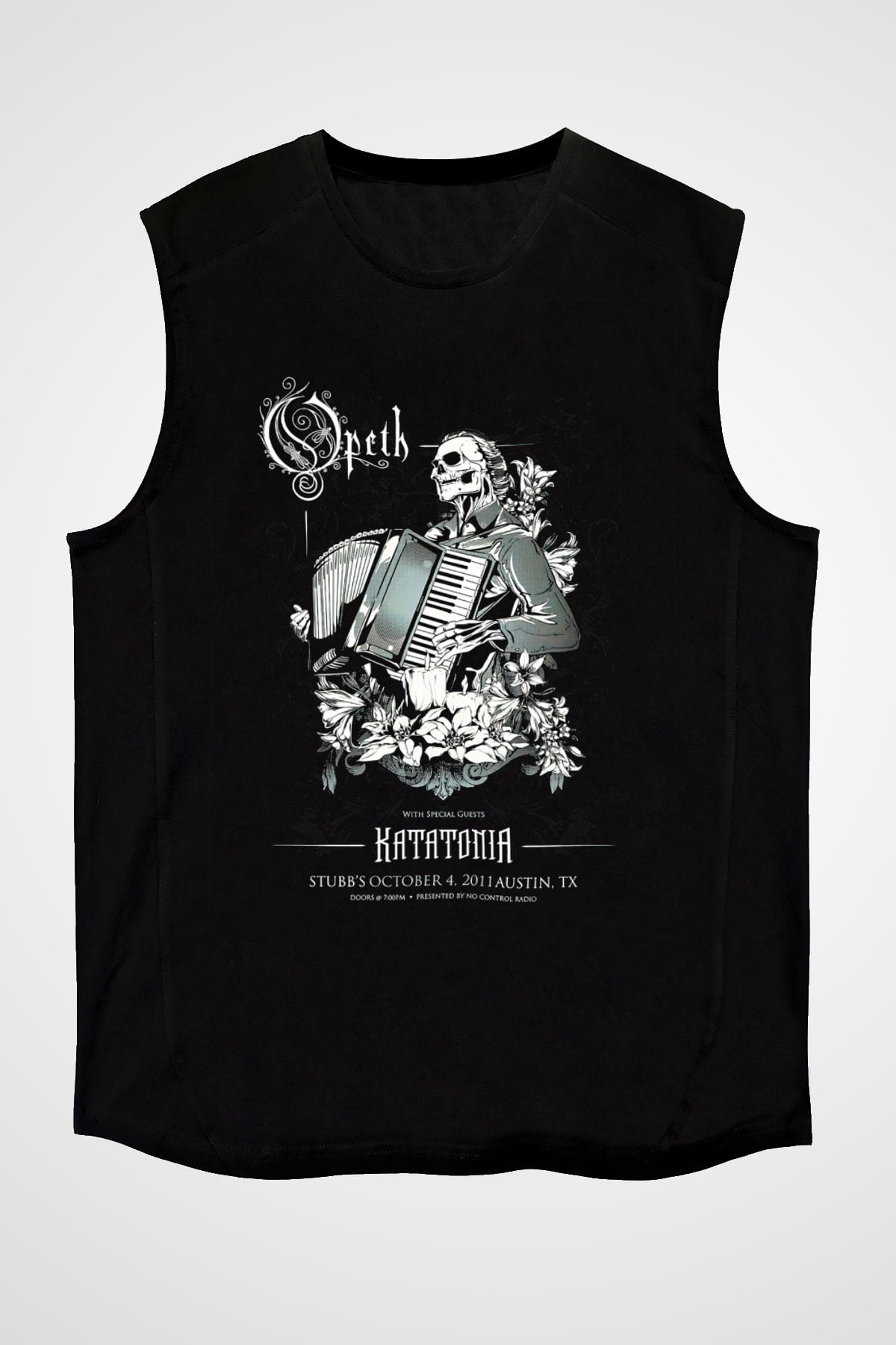 Opeth Siyah Unisex Kolsuz Tişört