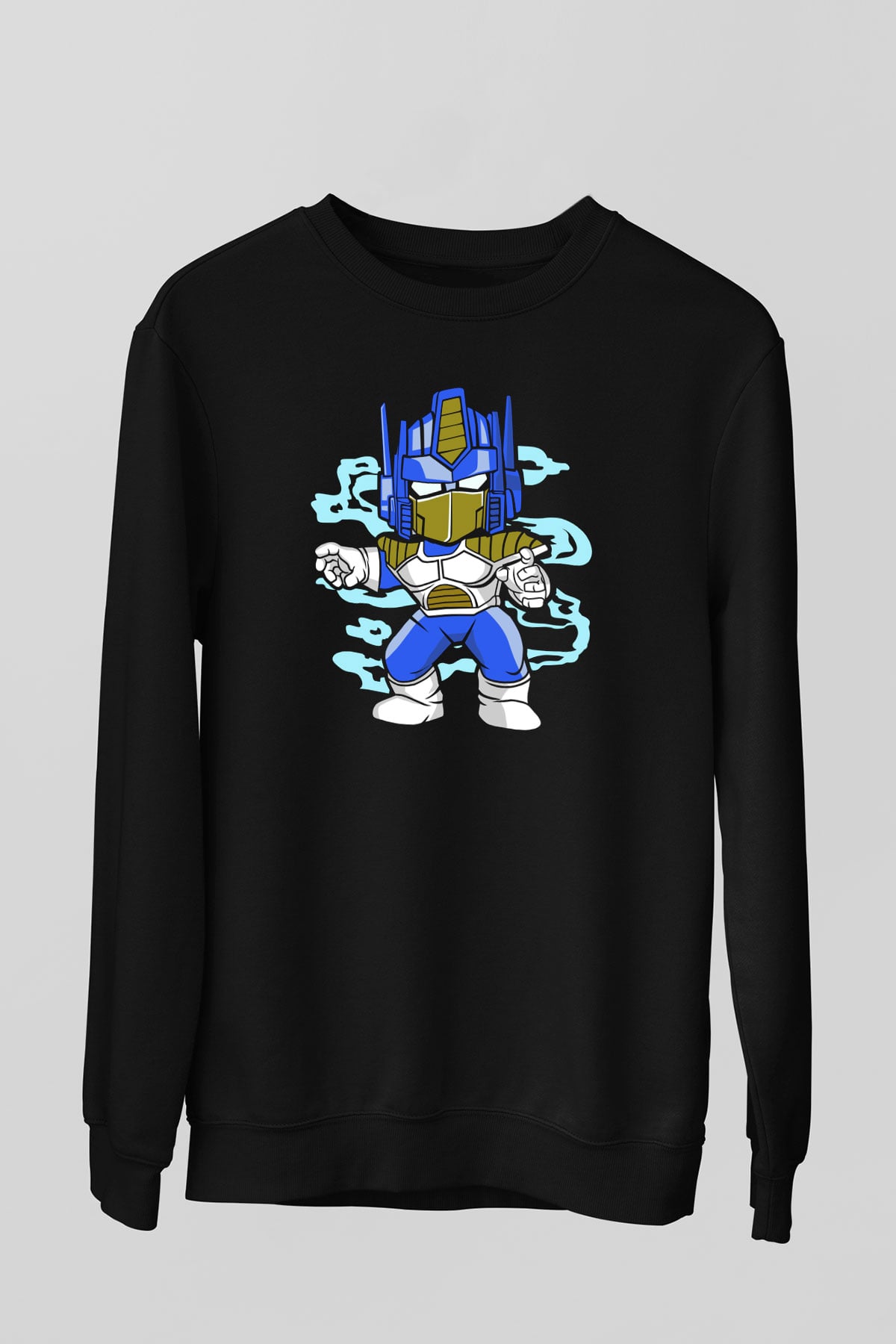 Optimus Vegeta Baskılı Siyah Unisex Tshirt