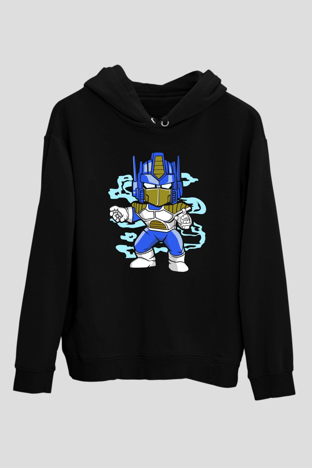 Optimus Vegeta Baskılı Siyah Unisex Tshirt