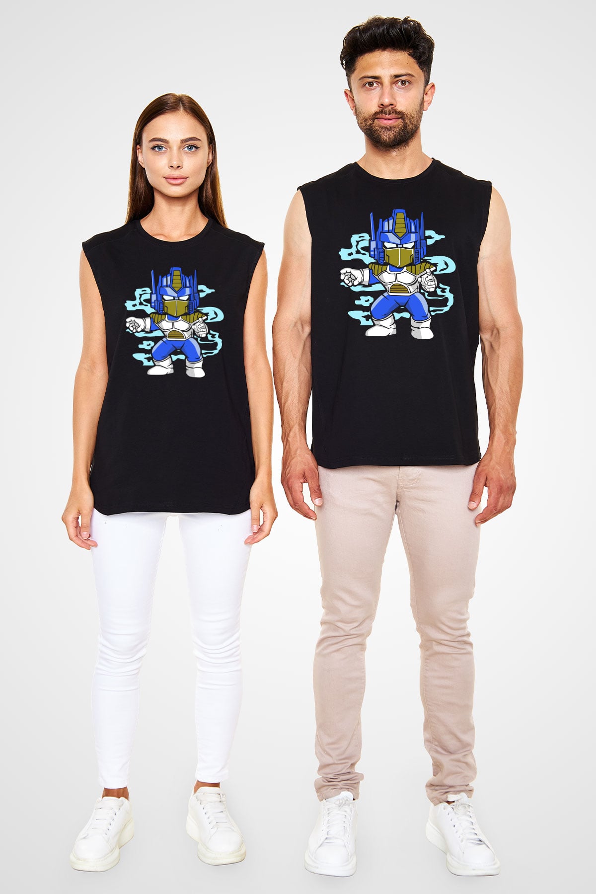 Optimus Vegeta Baskılı Siyah Unisex Tshirt
