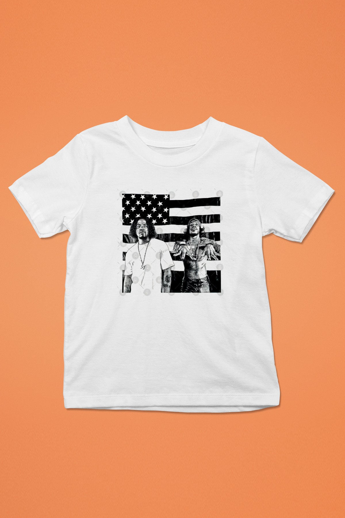 OutKast Baskılı Beyaz Unisex Beyaz Çocuk Tişört - Tshirt