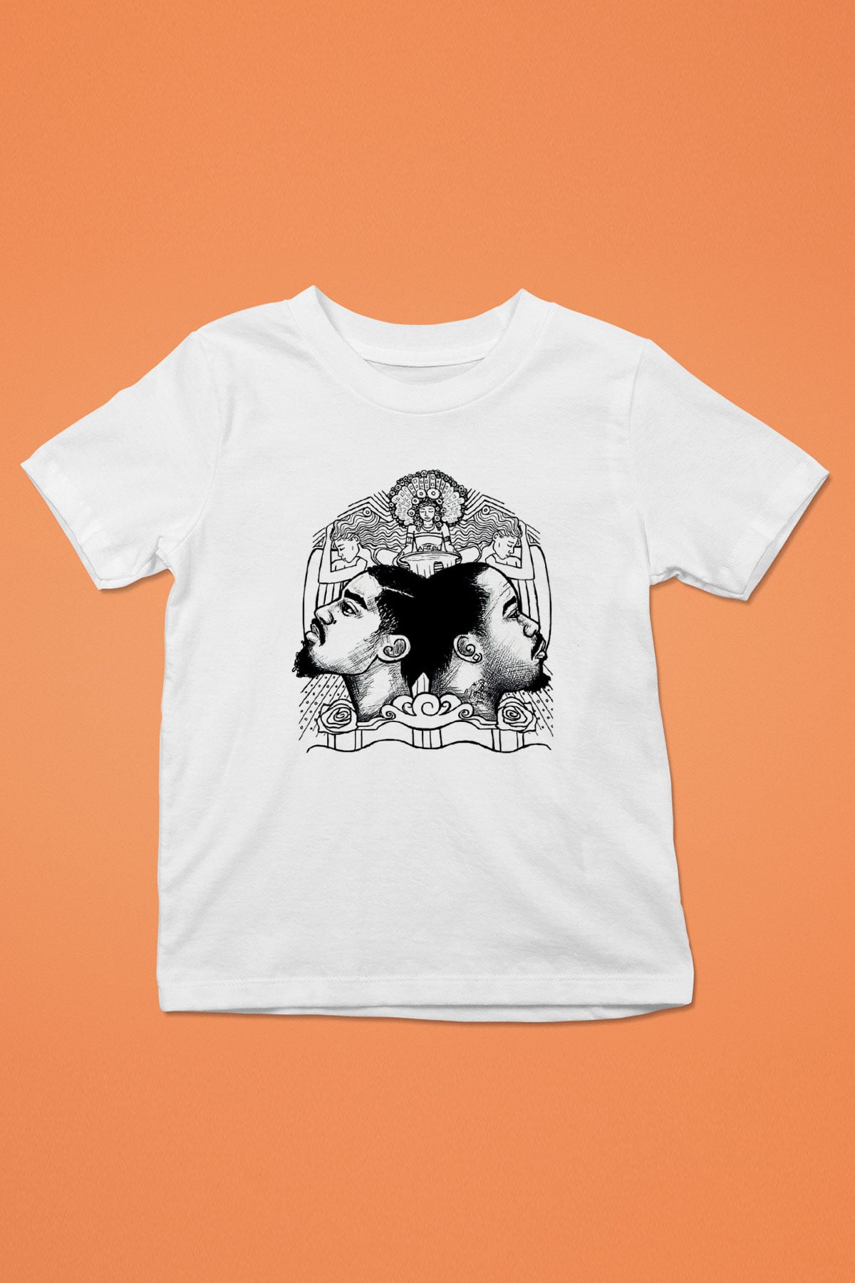 OutKast Baskılı Beyaz Unisex Beyaz Çocuk Tişört - Tshirt