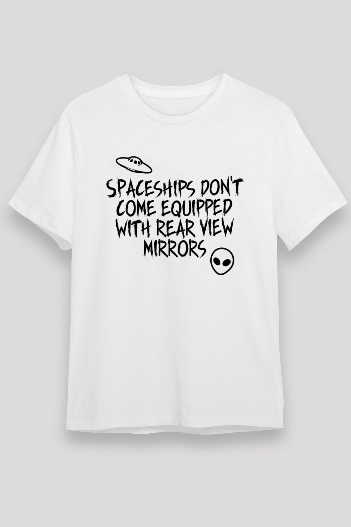 OutKast Baskılı Unisex Beyaz Tişört - Tshirt