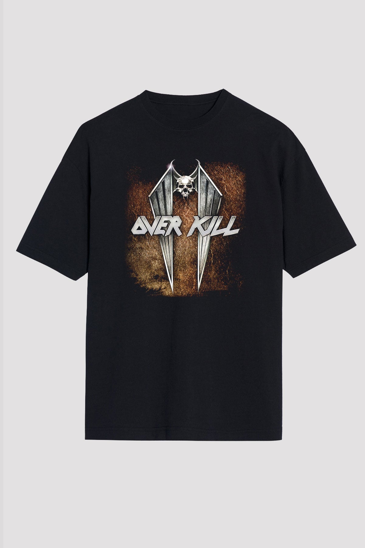 Overkill Siyah Unisex Oversize Tişört T-Shirt
