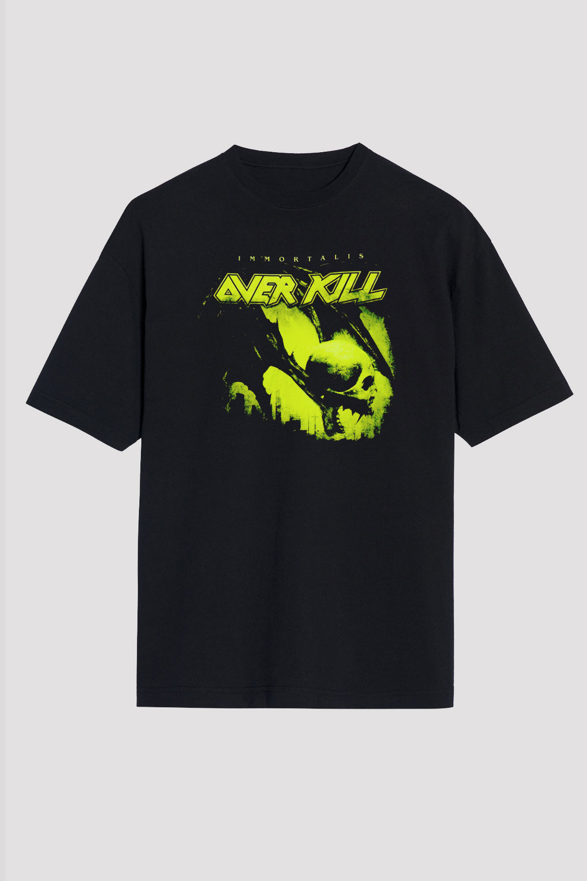 Overkill Siyah Unisex Tişört T-Shirt - TişörtFabrikası