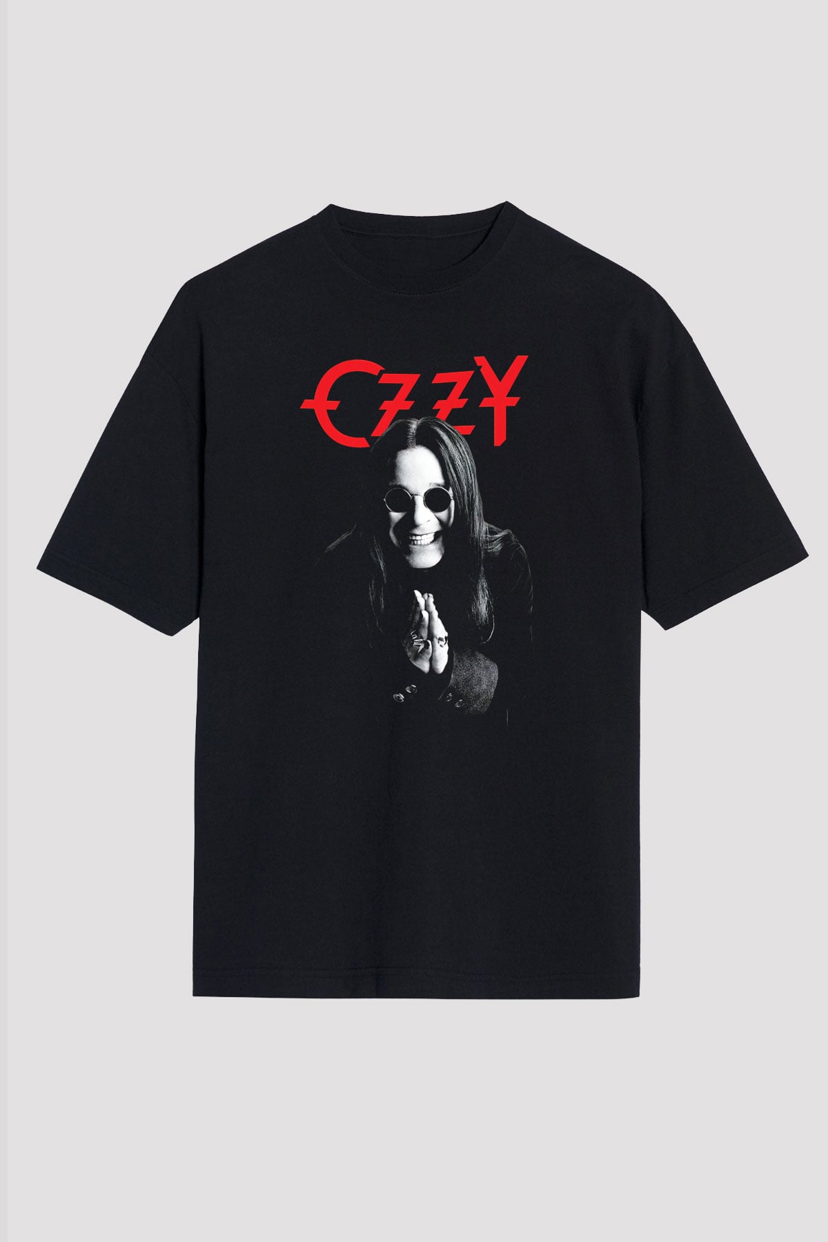 Ozzy Osbourne Siyah Unisex Oversize Tişört T-Shirt